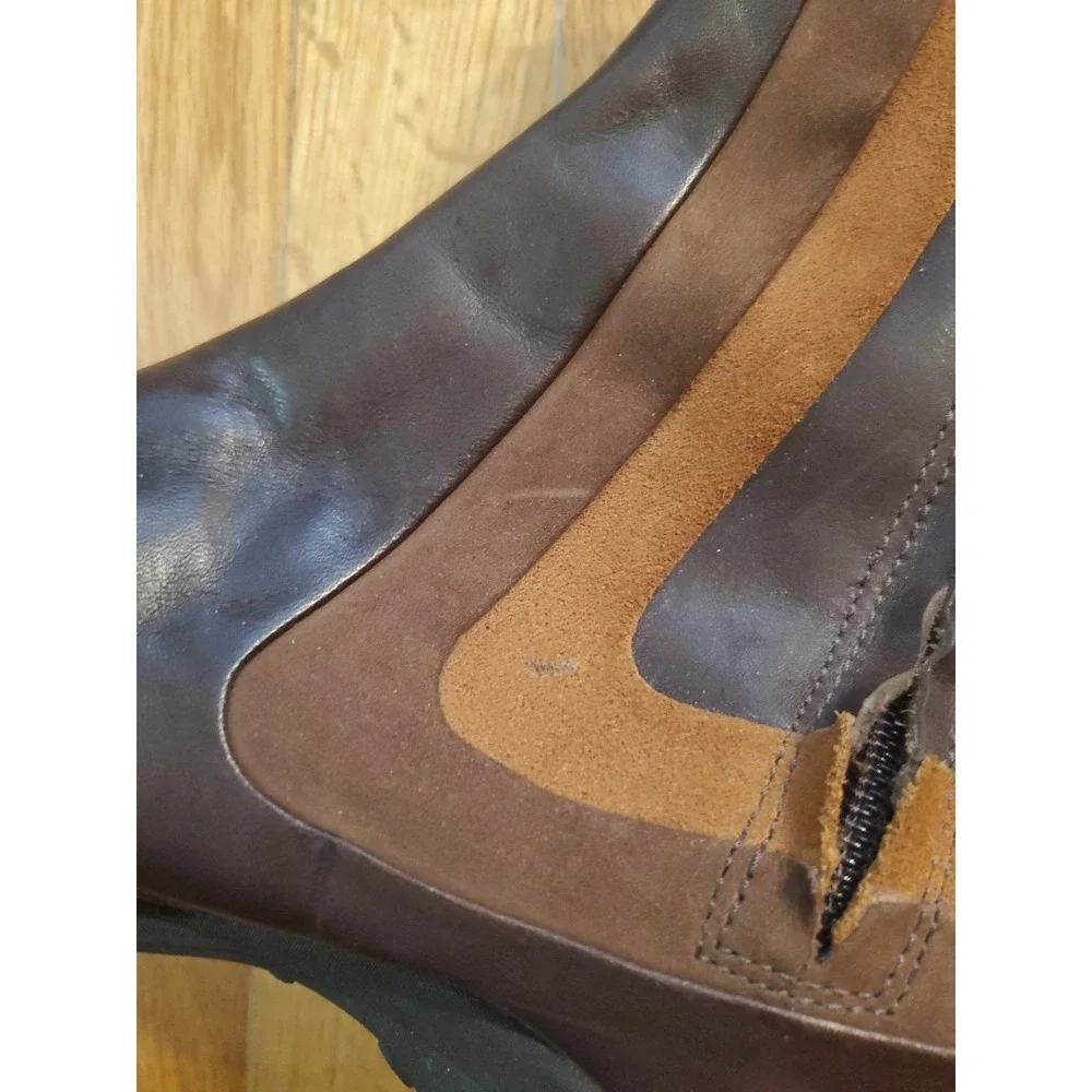 Merrell Womens Eden Mid Multi Brown Western Boots‎ Size 8.5